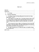 bài tập tình huông nhóm môn Luật thương mại 1