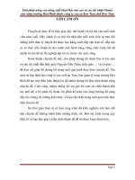 Giải pháp nâng cao năng suất khai thác mủ cao su các hộ nhận khoán của nông trường hoà bình thuộc công ty cao su kon tum tỉnh kon tum