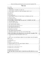 hệ thống truyền động thủy lực trên máy đào Caterpillar 330C