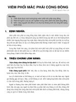 Bài giảng viêm phổi mắc phải cộng đồng   TS  BS  nguyễn hữu lân