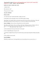 Đề khảo sát chất lượng đầu năm lớp 7 Ngữ Văn 2015 Trường THCS Nguyễn Trãi