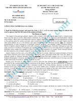 49 đề thi thử THPT quốc gia môn anh hay nhất 2016 kèm đáp án và lời giải chi tiêt