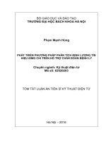 Phát triển phương pháp phân tích định lượng tín hiệu iEMG chi trên hỗ trợ chẩn đoán bệnh lý (TT)