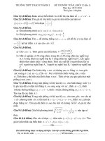 Đề 4  - Đề thi thử môn toán Quốc Gia (có đáp án) năm 2016