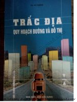 giáo trình trắc địa đường
