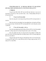 TÌNH HÌNH KINH TẾ  XÃ HỘI ĐỊA PHƯƠNG CÓ ẢNH HƯỞNG ĐẾN HOẠT ĐỘNG KINH DOANH CỦA NGÂN HÀNG NÔNG NGHIỆP VÀ PHÁT TRIỂN NÔNG THÔN VIỆT NAM