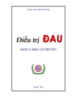 Điều trị đau bằng Y học cổ truyền