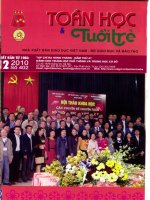 TOÁN HỌC TUỔI TRẺ SỐ 402 THÁNG 12 NĂM 2010