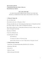 ĐỀ CƯƠNG MÔN HỌC CÁC KHUYNH HƯỚNG CHÍNH TRỊ ĐẦU THẾ KỶ XX Ở VIỆT NAM