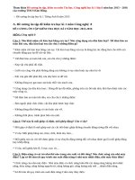 Đề cương ôn tập, kiểm tra môn Tin, Công nghệ học kì 1 lớp 8 2015