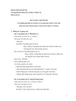 ĐỀ CƯƠNG CHUYÊN ĐỀ Các không gian lịch sửvăn hóa và các quốc gia cổ đại ở Việt Nam