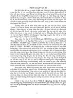 đề tài: Một số biện pháp chỉ đạo tổ chức chuyên môn hưởng ứng năm trật tự văn minh đô thị gắn với chăm sóc giáo dục trẻ em tại trường mầm non