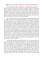 NGHỊ LUẬN XÃ HỘI VỀ TÌNH YÊU THƯƠNG CON NGƯỜI