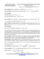 Đề 26 - Đề thi thử môn toán Quốc Gia (có đáp án) năm 2016