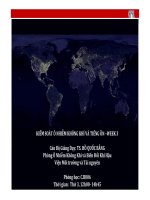 KIỂM SOÁT Ô NHIỄM KHÔNG KHÍ VÀ TIẾNG ỒN