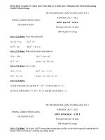 Đề thi kiểm tra giữa kì 1 lớp 8 môn Toán (Đại số và hình học)