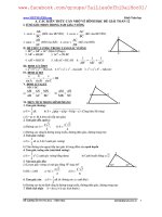 Tổng hợp toàn bộ kiến thức cần nhớ về hình học để giải toán 12