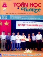 TOÁN HỌC TUỔI TRẺ SỐ 394 THÁNG 4 NĂM 2010
