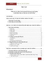 Tiểu luận phân tích các nhân tố ảnh hưởng đến hiệu quả truyền thông và giải pháp nâng cao hiệu quả của truyền thông 