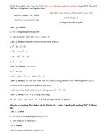 Đề thi 8 tuần kì 1 môn Toán lớp 8 trường THCS Nhân Mỹ