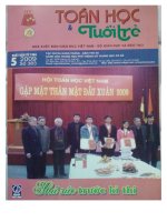 TOÁN HỌC TUỔI TRẺ SỐ 383 THÁNG 5 NĂM 2009