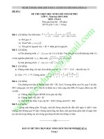 BỘ ĐỀ THI HỌC SINH GIỎI TOÁN 9  CÓ ĐÁP ÁN MỚI NHẤT( PHẦN 5)