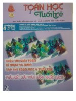 TOÁN HỌC TUỔI TRẺ SỐ 382 THÁNG 4 NĂM 2009
