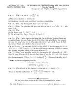 Đề 16 - Đề thi thử môn toán Quốc Gia (có đáp án) năm 2016