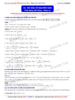 mở đầu về nguyên hàm pros(2016)