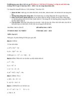 Đề kiểm tra 1 tiết Đại số 8 chương 1 có đáp án mới nhất năm 2015