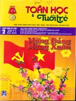 TOÁN HỌC TUỔI TRẺ SỐ 404 THÁNG 2 NĂM 2011