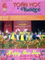 TOÁN HỌC TUỔI TRẺ SỐ 391 THÁNG 1 NĂM 2010