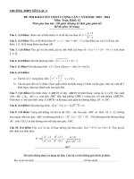Đề 18 - Đề thi thử môn toán Quốc Gia (có đáp án) năm 2016