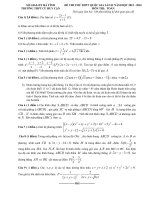 Đề 65 - Đề thi thử môn toán Quốc Gia (có đáp án) năm 2016