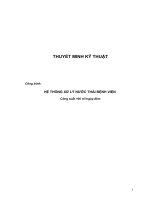 HỆ THỐNG XỬ LÝ NƯỚC THẢI BỆNH VIỆN  Công suất 100 m 3 /ngày.đêm