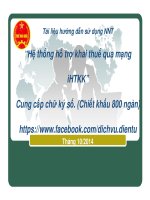 Hướng dẫn đăng ký chữ ký số phần 1 