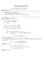 BÀi tập máy tính cầm tay 9(phần căn bậc hai)