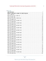 Tuyển tập 2300 câu hỏi trí tuệ luyện thi gameshows  IQ 2014