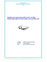 Phân tích một số kiến thức về chất rắn, chất lỏng và sự chuyển thể