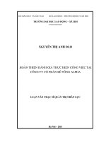Hoàn thiện đánh giá thực hiện công việc tại công ty cổ phần bê tông alpha 