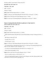 Đề kiểm tra giữa kì 1 môn Sử lớp 6 có đáp án năm 2015