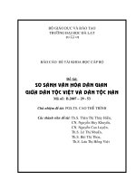 So Sánh Văn Hóa Dân Gian Giữa Dân Tộc Việt Và Dân Tộc Hàn (Kèm File Hình Ảnh)