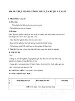 hóa 9 tiết 49 thực hành