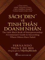 sách đen về tinh thần doanh nhân- Fernando Tria de Bes