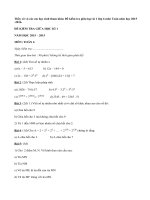 Đề kiểm tra giữa học kì 1 lớp 6 môn Toán năm học 2015 -2016