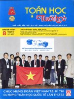 TOÁN HỌC TUỔI TRẺ SỐ 422 THÁNG 8 NĂM 2012