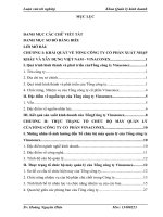 Một số giải pháp nhằm hoàn thiện tổ chức bộ máy quản lý của tổng công ty cổ phần xuất nhập khẩu và xây dựng việt nam