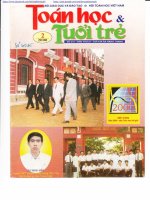 TOÁN HỌC TUỔI TRẺ SỐ 272 THÁNG 2 NĂM 2000
