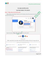 2  tài LIỆU HƯỚNG dẫn tạo mật KHẨU ỨNG DỤNG 