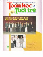 TOÁN HỌC TUỔI TRẺ SỐ 297 THÁNG 3 NĂM 2002